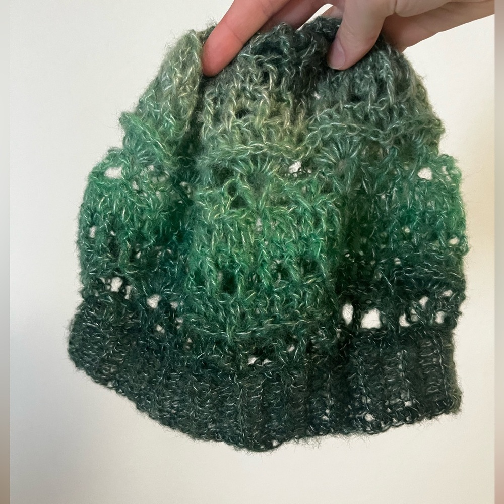 Handmade crochet beanie